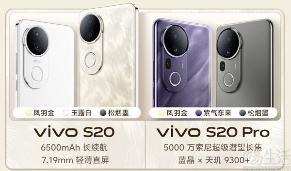 vivo S20系列更多亮点公布，搭载6500mAh蓝海电池